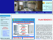 Tablet Screenshot of instalacionesservet.com